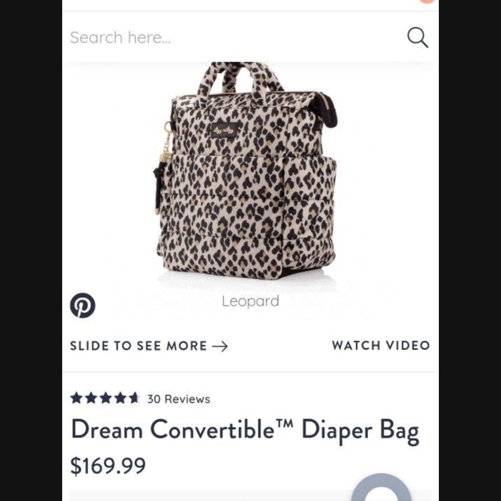 Itzy ritzy diaper bag